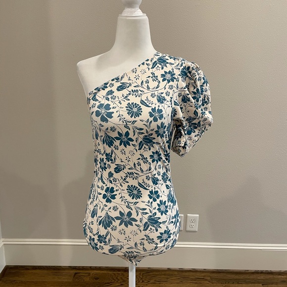 Free People Somethin Bout You Bodysuit in Petal Combo - Picture 7 of 12